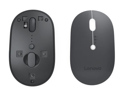 Lenovo mouse Universal Ambidextrous Bluetooth  USB Type-C Optical 2400 DPI Up to 3 months of battery life 5xbutton 2-way scroll wheel WIN 10 11