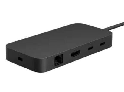 Microsoft Surface USB4 Dock Commercial Black Support 4K 100W 1xUSB-A 3xUSB-C 1xHDMI 1xEthernet PRO8 9 10 11 Laptop3 4 5 6 7 Go2 3 4 -EU required