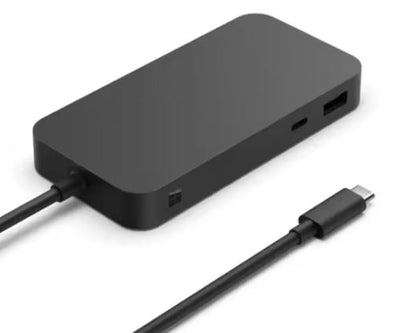 Microsoft Surface USB4 Dock Commercial Black Support 4K 100W 1xUSB-A 3xUSB-C 1xHDMI 1xEthernet PRO8 9 10 11 Laptop3 4 5 6 7 Go2 3 4 -EU required