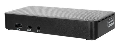 Targus Universal USB-C Dual Video 4K Docking Station with 65W Power Delivery Support 1x5K or 2x4K UHD 60Hz 2xDP USB-C 3xUSB-A GLAN Audio Combo