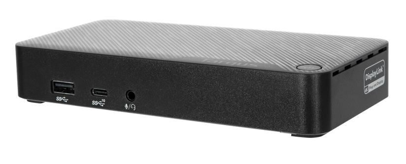 Targus Universal USB-C Dual Video 4K Docking Station with 65W Power Delivery Support 1x5K or 2x4K UHD 60Hz 2xDP USB-C 3xUSB-A GLAN Audio Combo