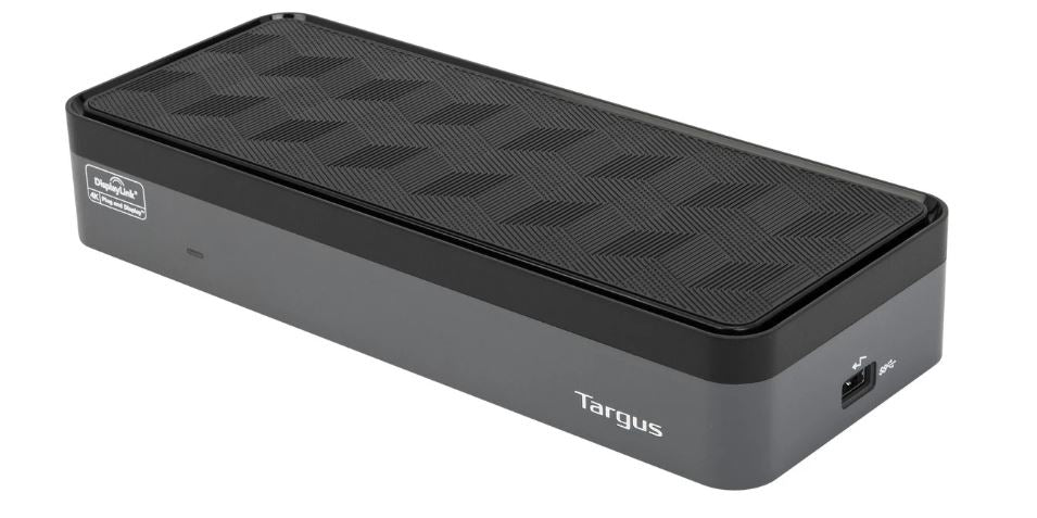 Targus Universal USB-C Quad 4K Video Docking Station With 100w Power Delivery 4xHDMI 4xDP 4xUSB-A 2xUSB-C GLAN Audio for PC MacBook Chrome Linux