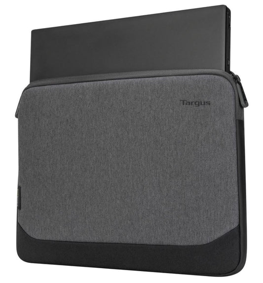 Targus 13-14 ft Cypress EcoSmart Sleeve Bag  for Laptop Notebook Tablet - Fits 13 ft 13.3 ft 14 ft, Made with 3 Recycled Water Bottles - Grey