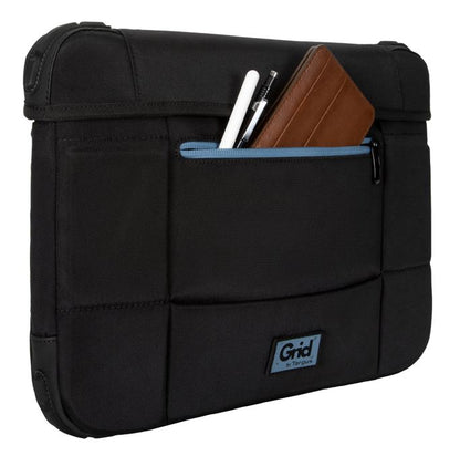 Targus 13-14.1 ft Grid High-Impact Slipcase - Notebook, Tablet Case Protects from a 1.2m drops on concrete TBS654GL