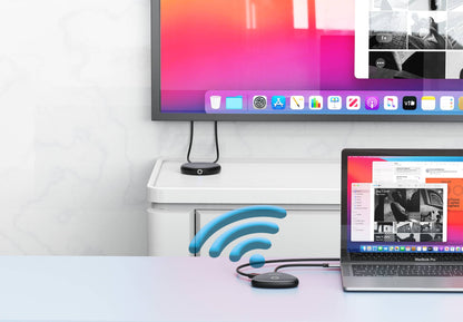 Verbatim 4K Wireless USB-C HDMI Adapter Dongle -Share My Screen Mirror Image. Compact and Ultra Portable. Windows, Linux Mac 10.2 support