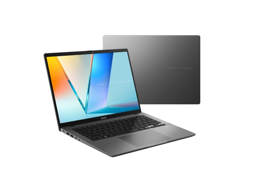 ASUS Vivobook S14 14 ft INTEL CORE ULTRA 7 255H WUXGA (1920 x 1200) 16:10 aspect ratio DDR5 16GB 1TB PCIEG4 Matte Gray Win11 Home Notebook