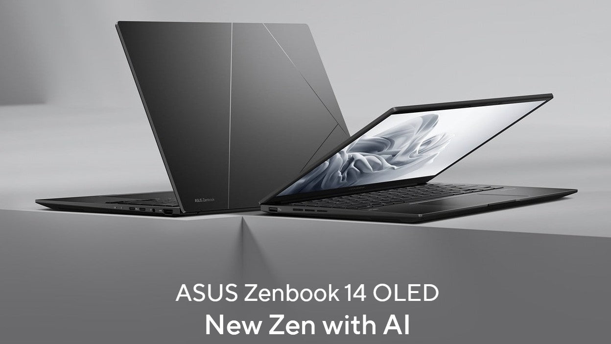 ASUS ZenBook UM3406 14 ft 3K OLED AMD Ryzen R7-8840HS  Ryzen AI 16GB 1TB  Win11 H, Radeon Graphics ErgoSense KB Touchpad 180 degree Hinge 1.2kg Notebook