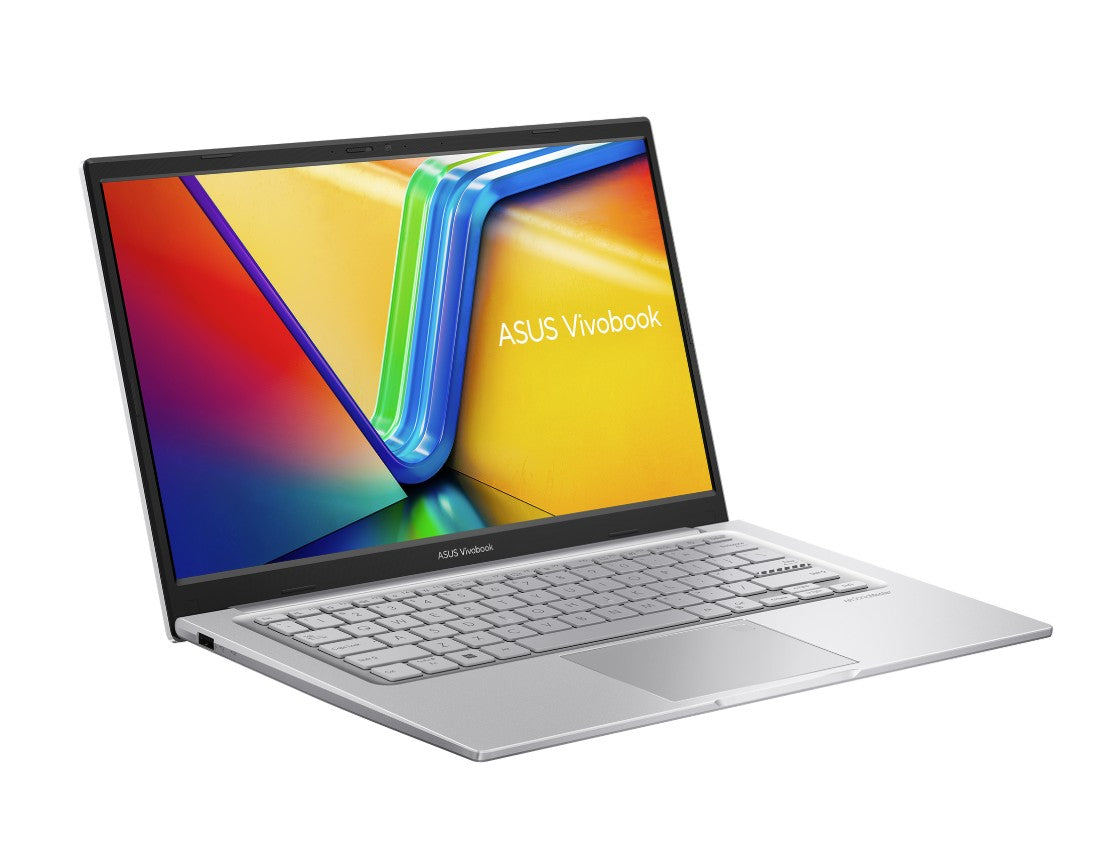 ASUS Vivobook X14 14 ft Intel I5-1334U 16GB  512G, USB-C, Windows 11 Pro WIFI 6E, USB-C, ErgoSense Keyboard, Transparent Silver, Lightweight 1.4kg 1yr w