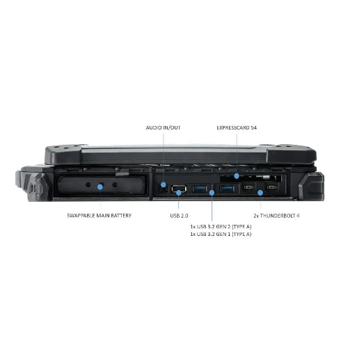 DURABOOK Z14I, 14 ft FHD, Intel Core Ultra 5 125U, Windows 11, 16GB RAM, 512GB PCIe SSD,Wi-Fi 7, Bluetooth v5.4, 2MP Front Camera, Multi-Carrier 4G LT