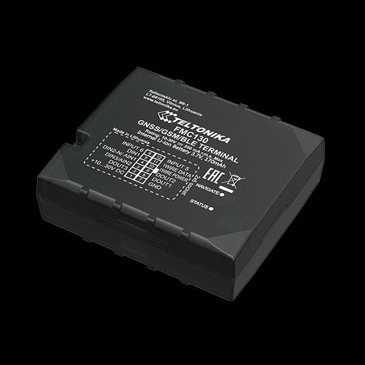 Teltonika Hard Wired Fleet Management System - High Gain GNSS and IoT GSM Antennas, Internal Backup Battery