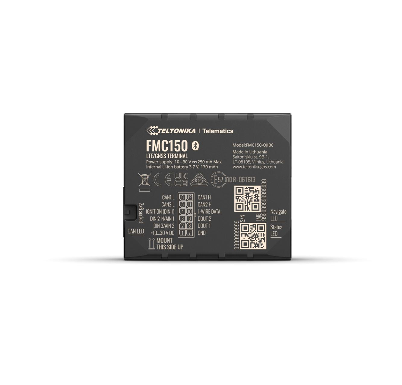 Teltonika FMC150 - Advanced 4G LTE Cat 1 GPS Tracker with Integrated CAN Data Processor