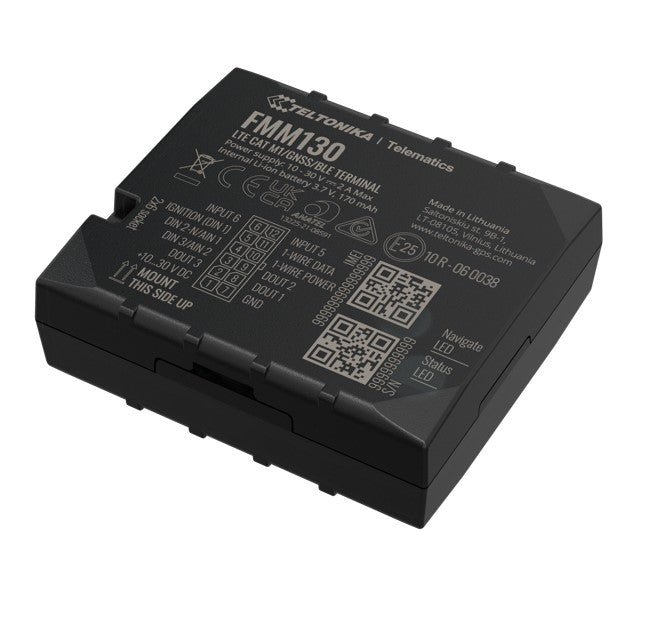 Teltonika FMM130 Advanced CAT M1 GSM GNSS BLE Terminal with Internal Antennas and Backup Battery