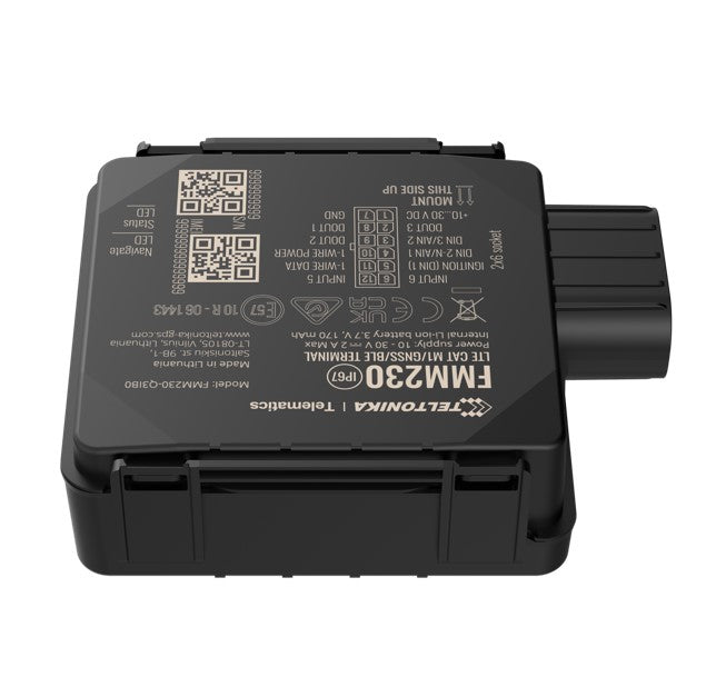 Teltonika FMM230 - Water-Resistant 4G LTE Cat M1 Tracker with Flexible Inputs Configuration, IP67, CAT M1