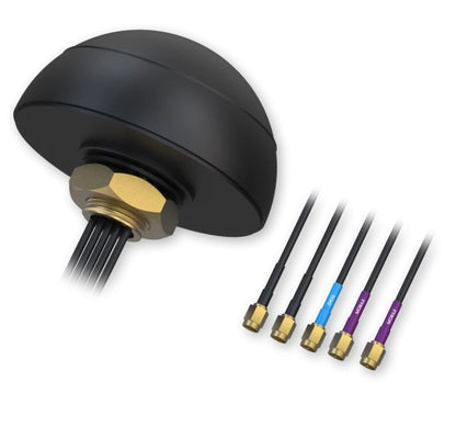 Teltonika Combo MIMO Mobile GNSS WiFi Flush Mount Mobile Antenna for Vehicle Cabinet - For use with RUT955, RUTX09, RUTX11 - Formerly 003R-00253