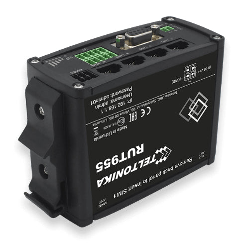 Teltonika v6 Compact DIN Rail Mounting Kit - Compatible with all Teltonika RUT and TRB Series devices - Formerly 088-00270