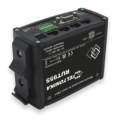 Teltonika v6 Compact DIN Rail Mounting Kit - Compatible with all Teltonika RUT and TRB Series devices - Formerly 088-00270