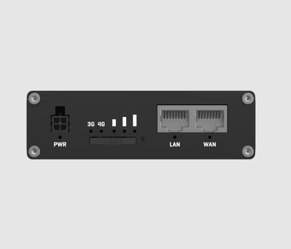 Teltonika RUT361 Industrial Cellular Router, Compact and Powerful Industrial 4G LTE Cat 6 Router Firewall, Rugged Aluminium Housing, PSU included