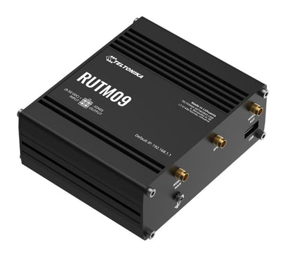 Teltonika RUTM09 wireless 4G LTE, 2 SIM cards, 4 x RJ45 ports, 10 100 1000 Mbps, PSU included