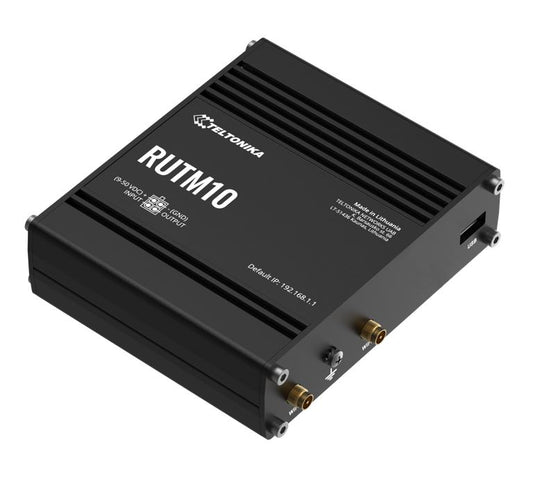 Teltonika RUTM10 wired with 4x Gigabit Ethernet ports, Dual-band Wi-Fi, 128 tag port-based VLANs, PSU included
