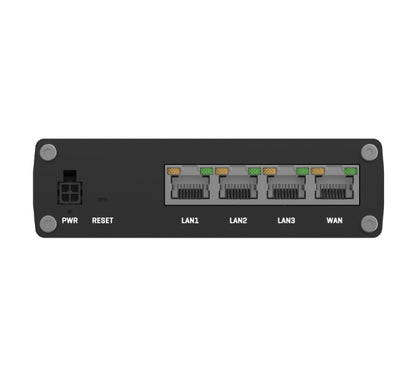 Teltonika RUTX08 Industrial Ethernet Router, Next Gen VPN Router for Professional Applications, Quad-Core CPU, 256 MB RAM, PSU included