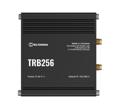 Teltonika TRB256 Industrial IoT Gateway, 4G LTE(Cat 4), Dual SIM, 450 MHz BAND, Auto-Failover, Backup WAN, Supports DNP3, PSU excluded
