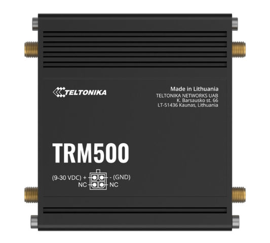Teltonika TRM500 Industrial Cellular Modem, 5G (3.4 Gbps)  4G (Cat19), with USB Type-C, PSU included
