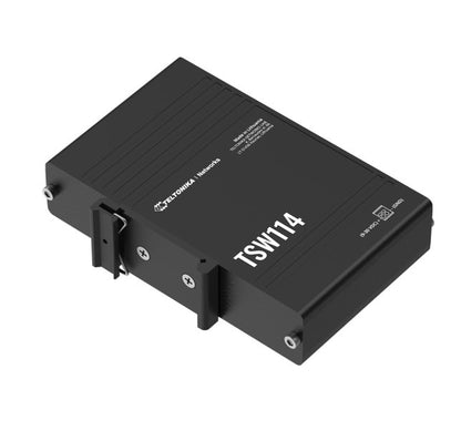 Teltonika TSW114 Gigabit DIN Rail Ethernet Switch,Easy Mounting, 5x Gigabit Ethernet Ports with speeds of up to 1000 Mbps, PSU excluded