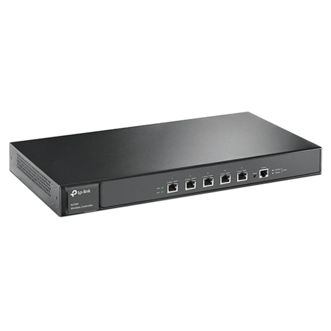 TP-Link AC500 Wireless Controller, 5 Gigabit, Up To 500 APs, 32 SSIDs, MAC Authentication, Dual-Link Back Up, Rackmount (LS)