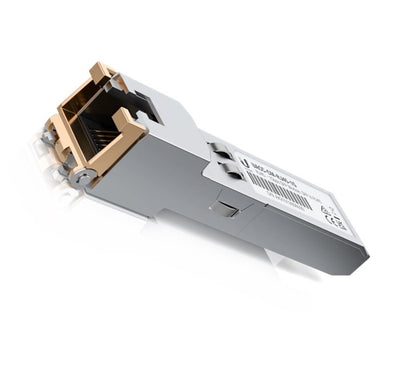 Ubiquiti SFP to RJ45 Transceiver Module, 1000Base-T Copper SFP Transceiver, 1Gbps Throughput Rate, Supports Up to 100m