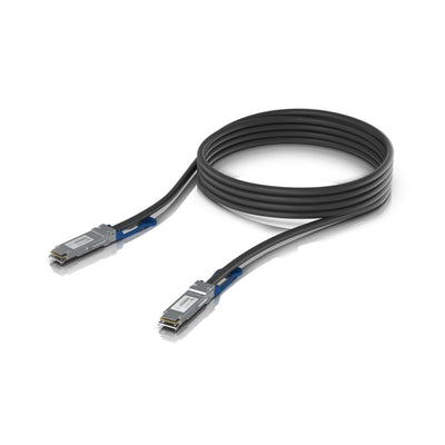 Ubiquiti 100G Direct Attach Cable, Cable length 3m, Single Pack, QSFP28 Direct Attach Cable With A 100 Gbps Max Data Rate