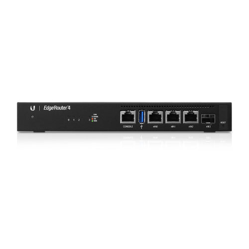 Ubiquiti EdgeRouter 4 - 3Port Gigabit Router, 1 SFP Port- 1GHz Quad Core Processor - 1GB RAM,