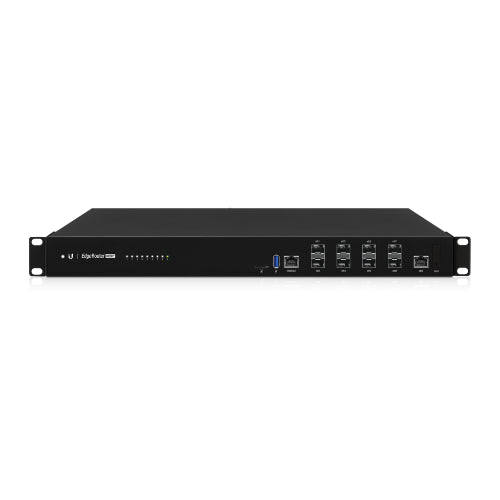 Ubiquiti EdgeRouter Infinity, 1 GbE RJ45 Port, 8 Port 10G SFP Router, Rack-mountable, 1U, 2 Hot-swappable AC DC PSU,