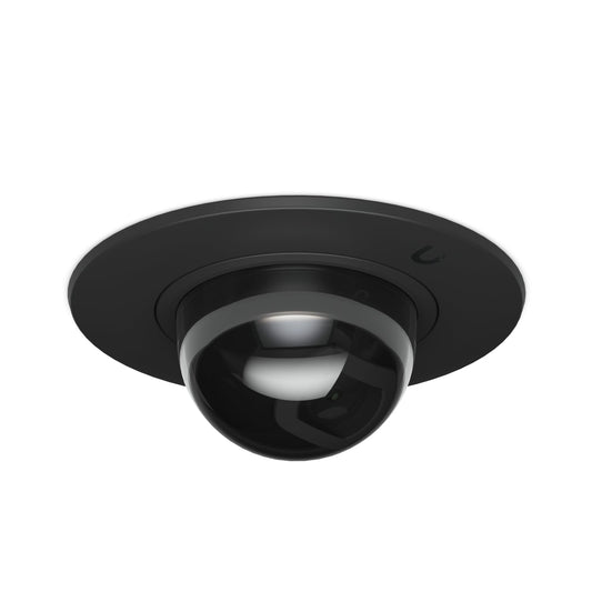 Ubiquiti G5 Dome Camera Ultra Flush Mount,Black,Accessory For Recessed Instal Into A Wall Ceiling With Smoked Bubble Enhanced Discretion