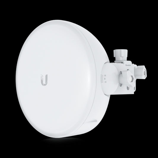 Ubiquiti 60GHz AirMax GigaBeam Plus Radio, Low Latency 1.5 Gbps Throughput, Up to 1.5km Distance,35 dBi Antenna Gain, Integrated Reflector