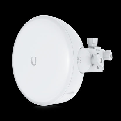 Ubiquiti 60GHz AirMax GigaBeam Plus Radio, Low Latency 1.5 Gbps Throughput, Up to 1.5km Distance,35 dBi Antenna Gain, Integrated Reflector