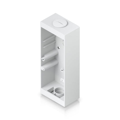 Ubiquiti Reader Pro Junction Box,White,For UniFi Professional Access ReadersDoorbells,Sup Flat Surface Mounting  Attachment to 3 4 ft Coduit