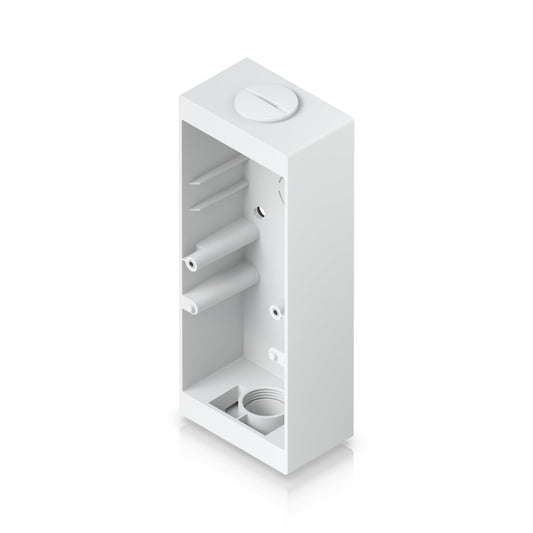 Ubiquiti Reader Pro Junction Box,White,For UniFi Professional Access ReadersDoorbells,Sup Flat Surface Mounting  Attachment to 3 4 ft Coduit