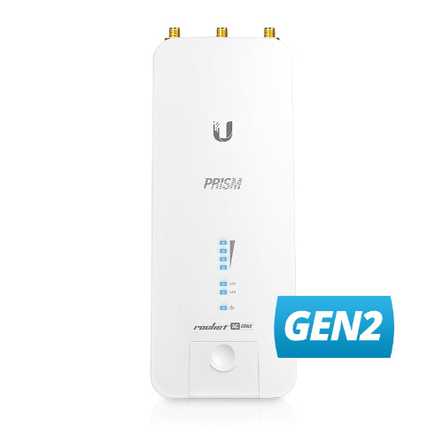 Ubiquiti Rocket AC Prism Gen2 5GHz Radio with speeds up to 450Mbps, 50 Client Capacity, Integrated GPS sync,