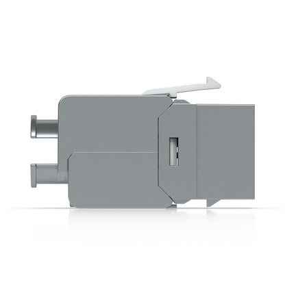 Ubiquiti Cat6A Toolless Keystone Jack, 12-Pack, For Terminating Cat6A Ethernet Jack Without The Use Of Punch-down  Crimping Tool