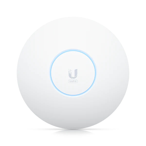 Ubiquiti UniFi U6-Enterprise WiFi 6E 4x4 MIMO PoE Access Point,140m Coverage,600 Device2.5GbE Uplink, Ceiling Mount,For High-Density