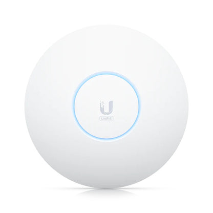 Ubiquiti UniFi U6-Enterprise WiFi 6E 4x4 MIMO PoE Access Point,140m Coverage,600 Device2.5GbE Uplink, Ceiling Mount,For High-Density