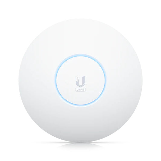Ubiquiti UniFi U6-Enterprise WiFi 6E 4x4 MIMO PoE Access Point,140m Coverage,600 Device2.5GbE Uplink, Ceiling Mount,For High-Density