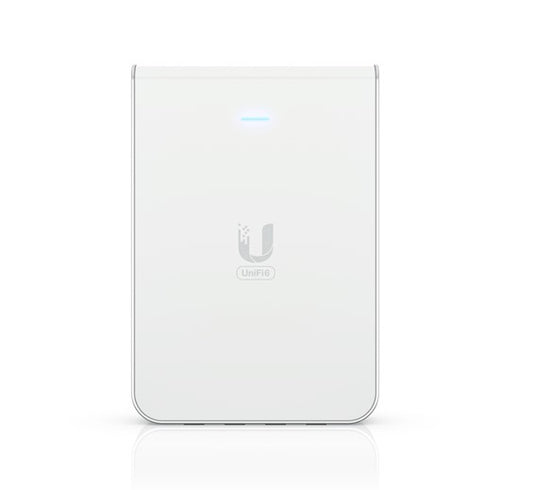 Ubiquiti UniFi Wi-Fi 6 In-Wall Wall-mounted Access Point with a Built-in PoE Switch,115 m²  Coverage