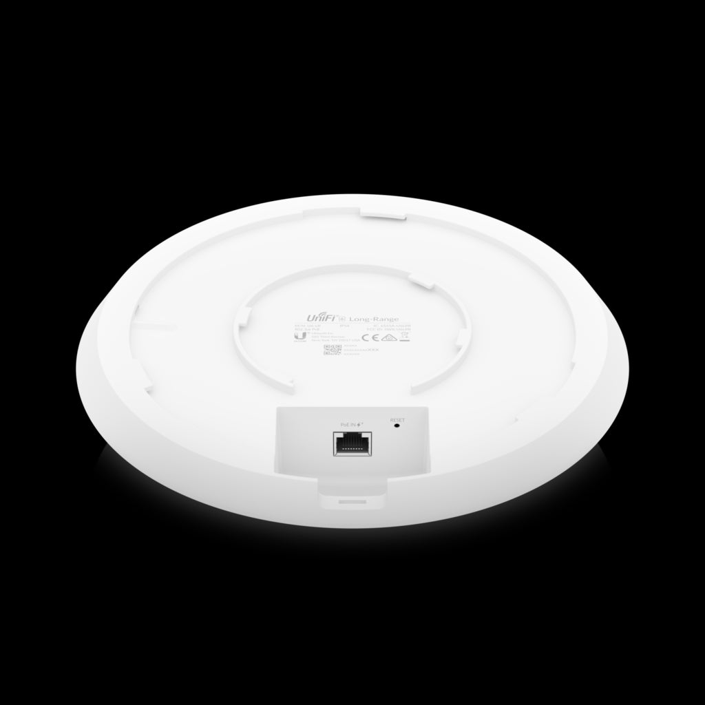 Ubiquiti UniFi Wi-Fi 6 Long-Range AP 4x4 Mu- Mimo Wi-Fi 6, 2.4GHz   600Mbps  5GHz   2.4Gbps  No POE Injector,  Upgrade UAP-AC-LR