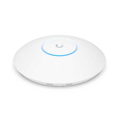 Ubiquiti UniFi WiFi 7 AP, Ceiling-mount, AP 6 GHz Support, 2.5 GbE Uplink, 9.3 Gbps Over-the-air Speed, PoE Power, 300 Connect Device