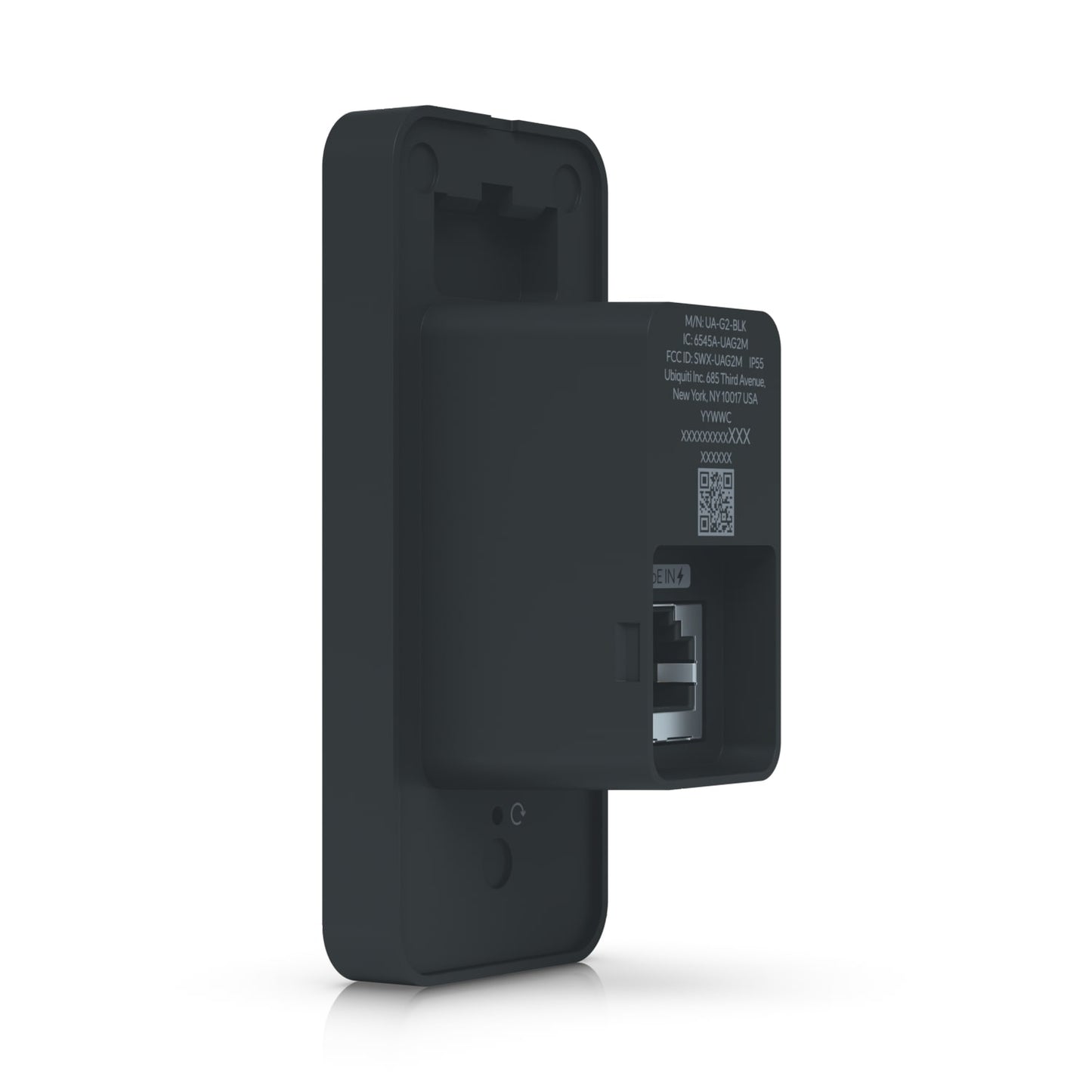 Ubiquiti UniFi Access Reader G2, NHU-UA-G2-BLACK Entry Exit Messages, IP55 Weather Resistance, Additional Handwave Unlock Function