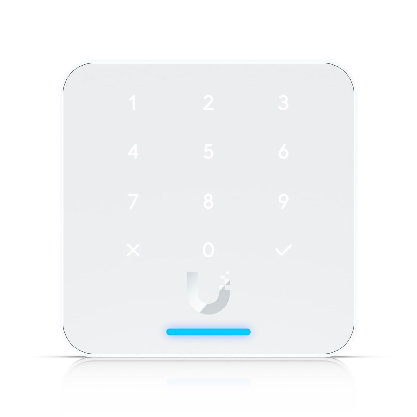 Ubiquit Reader Flex, White ,Third-generation NFC Card Reader With A Keypad  Apple Touch Pass Support, Outdoor IP55, Power via POE