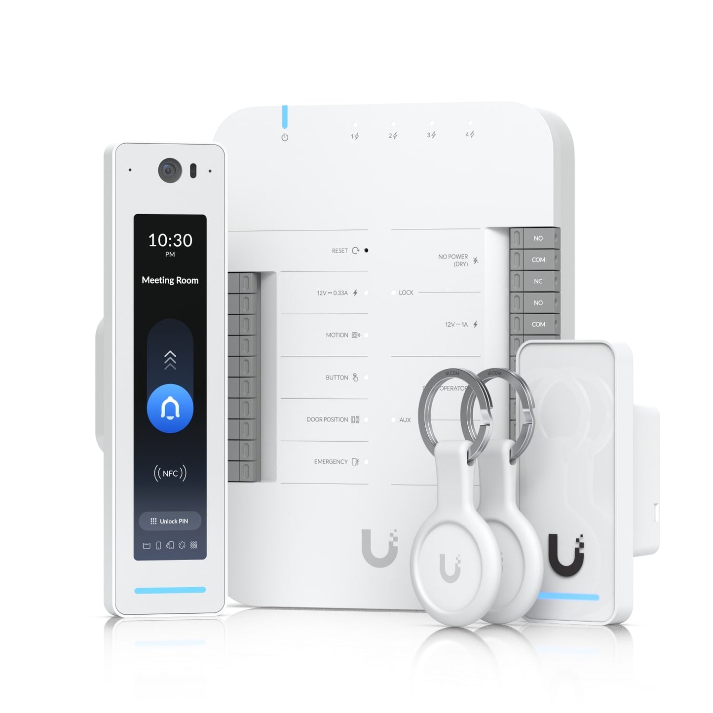 Ubiquiti G3 Starter Kit Pro, Provides Complete Entry Exit Control For Single Door With 2 Readers Apple Touch Pass Support