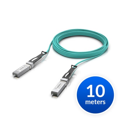 Ubiquiti 10 Gbps Long-Range DAC, 10m Length, Long-range SFP Direct Attach Cable w 10 Gbps Maximum Throughput Rate