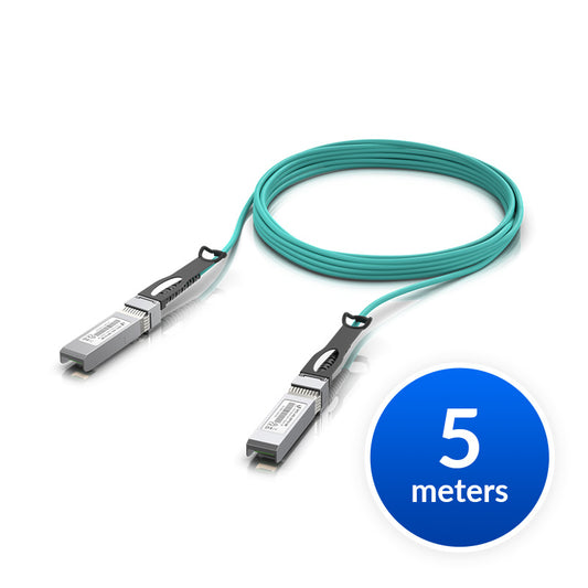 Ubiquiti 10 Gbps Long-Range DAC, 5m Length, Long-range SFP Direct Attach Cable w 10 Gbps Maximum Throughput Rate